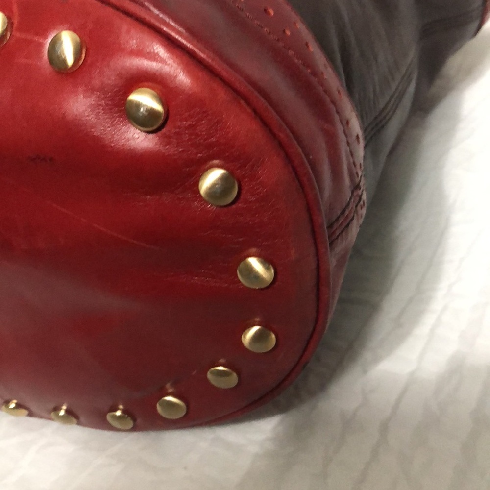Kate Landry Leather Bucket Bag - Picture 9 of 12